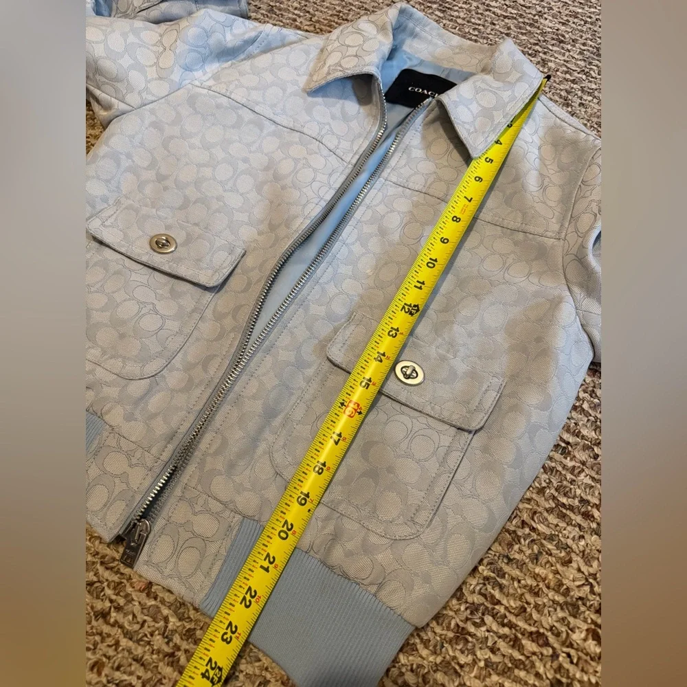 Coach Signature Jacquard Bomber Jacket (Style No. C9780), Size S